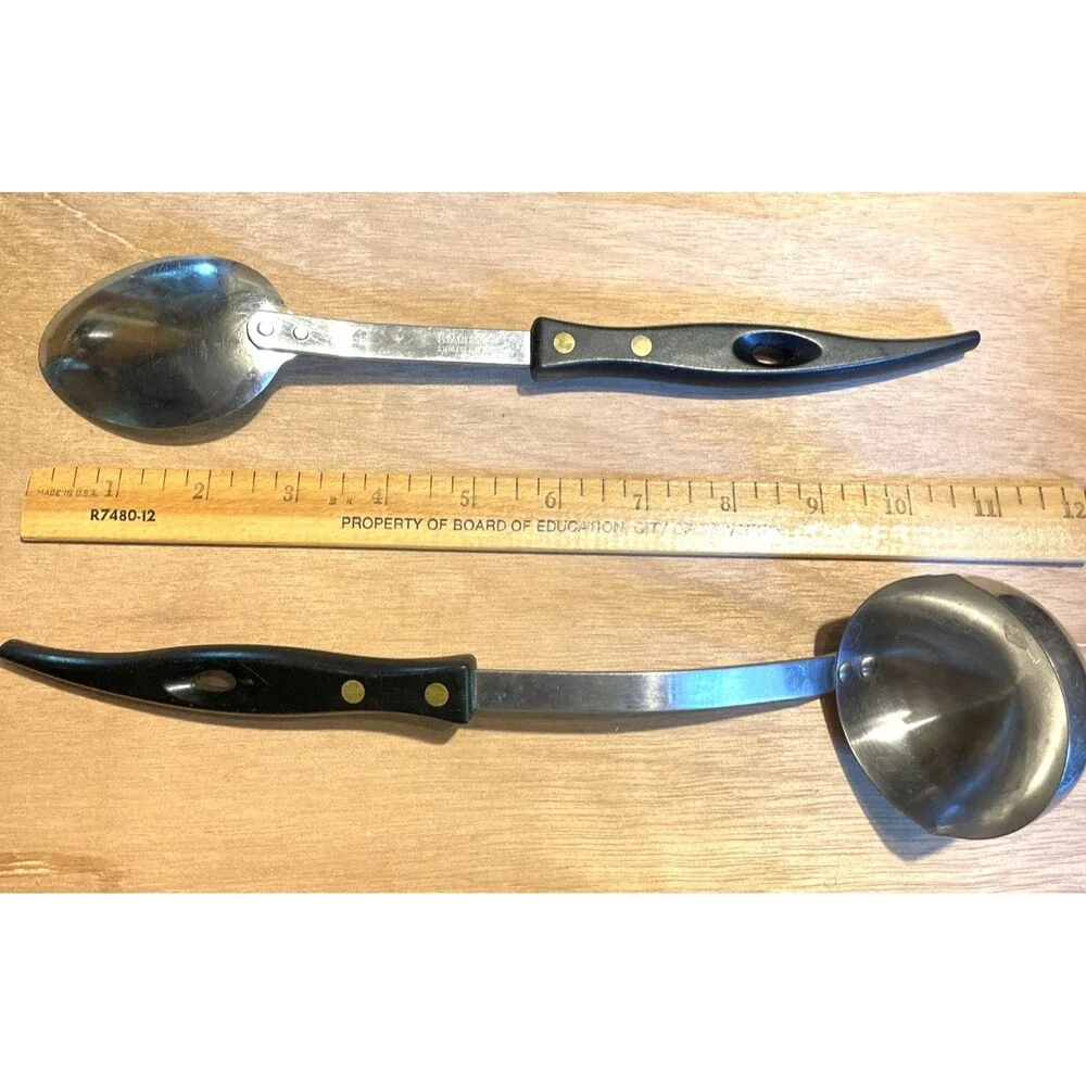 Mid Century Stanley Kitchen Utensils Ladle Spoon Loop Handle